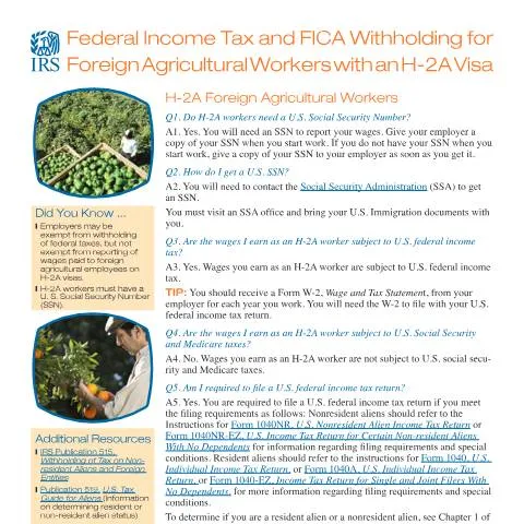 Document preview: Understanding IRS Publication 5144 for Agricultural Employers — Taxes (CERFA n°PUB-5144)