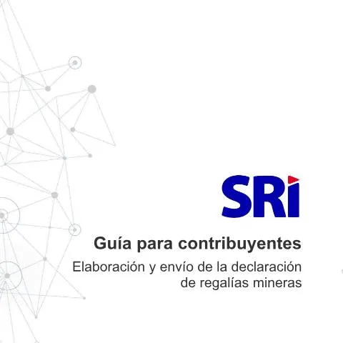 Vista previa del documento Instrucciones para el llenado del formulario de Regalías Mineras — Impuestos (CERFA n°Guía para el llenado del Formulario Regalías Mineras)