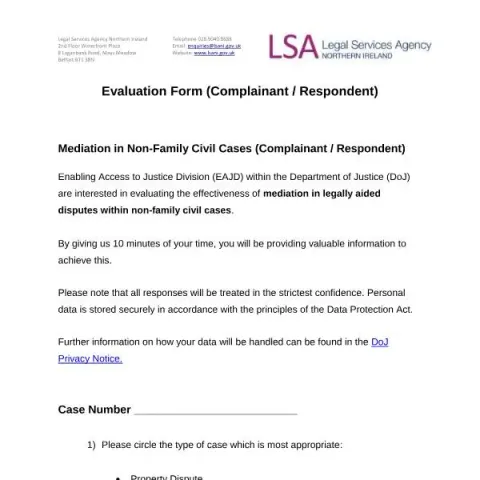 Document preview: Participant Feedback on Civil Mediation — Legal & justice