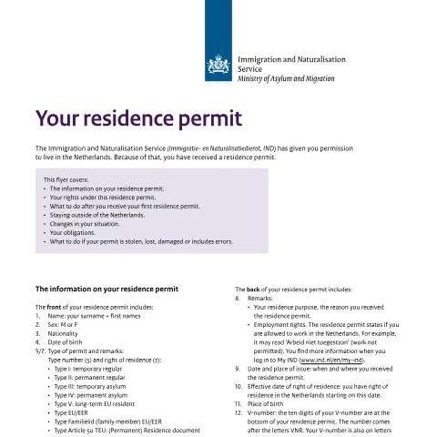 Documentvoorvertoning: Essentiële informatie over uw verblijfsvergunning — Gezin (CERFA n°1331)