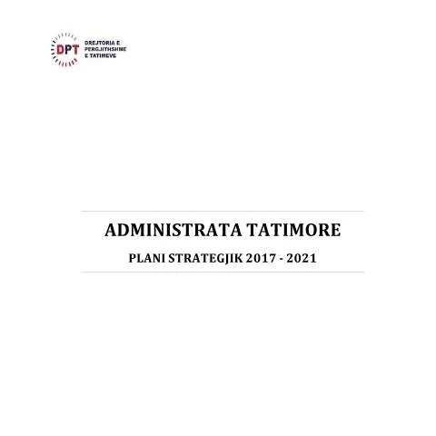 Document preview: Roli i Planit Strategjik në Administratën Tatimore — Procedura administrative