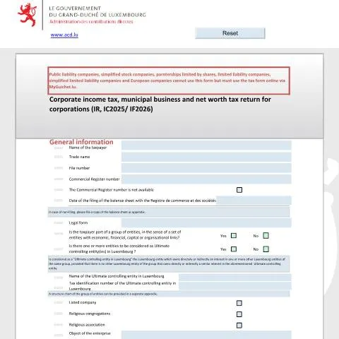 Aperçu du document Comprendre le formulaire 500 E pour les sociétés luxembourgeoises — Impôts & fiscalité (CERFA n°500 E)