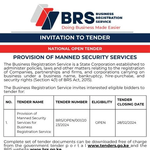 Document preview: Understanding Kenya's Manned Security Services Tender Process — Government & admin (CERFA n°Final_National-Open-Tender_Provision-of-Manned-Security-Services-1)
