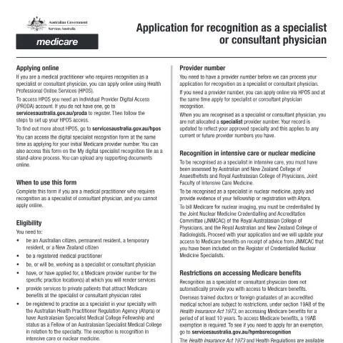 Document preview: Understanding the HW077 Specialist Recognition Application Process — Health (CERFA n°HW077)