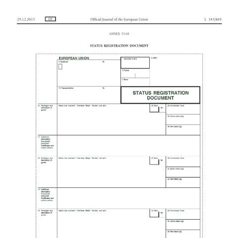 Document preview: Understanding Customs and Excise Forms in Malta — Customs & trade (CERFA n°eu_implementing_acts_celex_3_2015_r_2447-en_of_ec_952-2013)