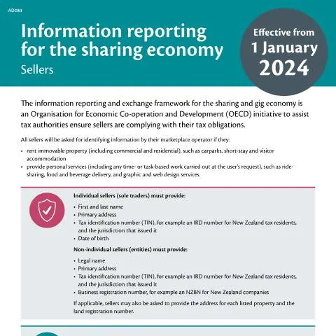 Document preview: Understanding AD 280 2023 for Sharing Economy Sellers — Taxes (CERFA n°AD280)
