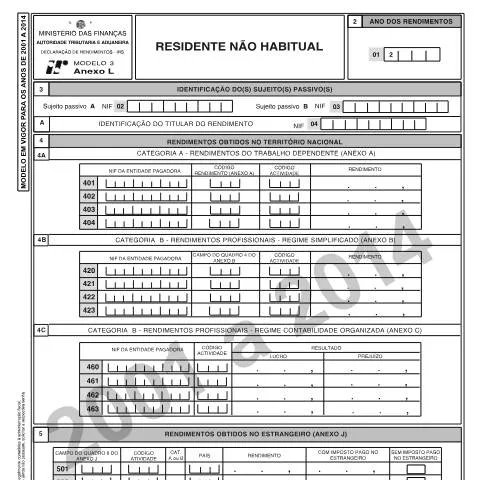 Pré-visualização do documento Entenda o Anexo L do IRS para Residentes Não Habituales — Impostos