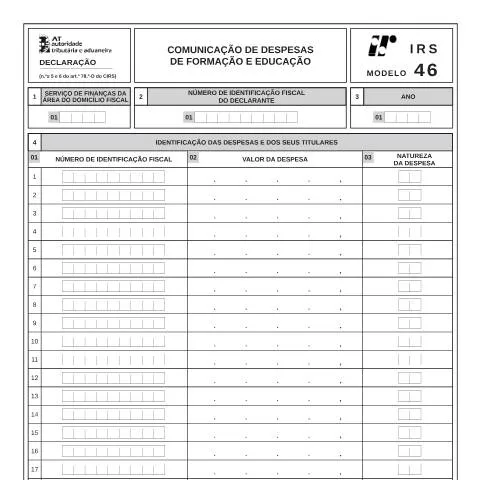 Pré-visualização do documento Entenda o Modelo 46 e suas Vantagens Fiscais — Impostos (CERFA n°Modelo 46)