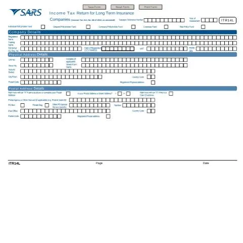 Document preview: Understanding the ITR14L Form for Long Term Insurance Companies — Taxes (CERFA n°ITR14L)