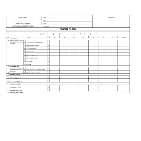 Document preview: Sve što trebate znati o Poreznom bilansu PB-800-B — Porezi i fiskalnost (CERFA n°PB-800-B)