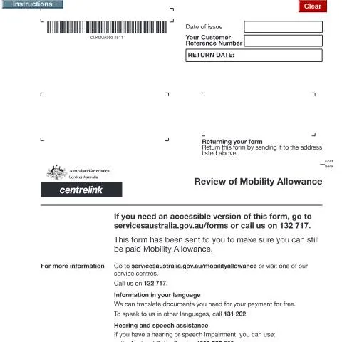 Document preview: Understanding the MA003M Mobility Allowance Review Process — Health (CERFA n°MA003M)