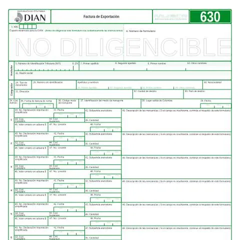 Vista previa del documento Importancia de la Factura de Exportación F630-2008 en el Comercio — Trámites administrativos (CERFA n°F630-2008)