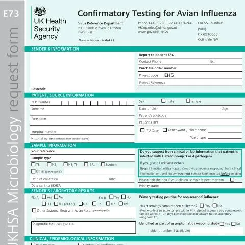 Document preview: Understanding the Avian Influenza Testing Request Process — Health