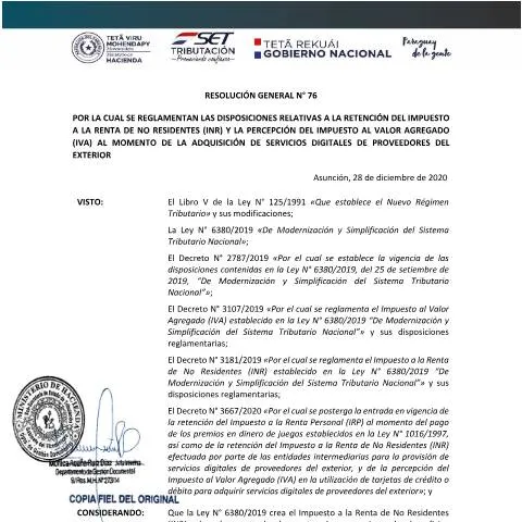 Vista previa del documento Regulación de retenciones en servicios digitales del exterior en — Impuestos