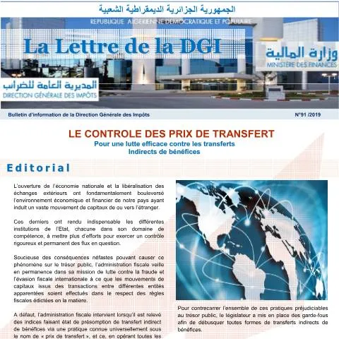 Aperçu du document La Lettre DGI LDGI91 : Un Guide pour les Contribuables Algériens — Démarches administratives (CERFA n°LDGI91)