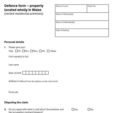 Document preview: How to Defend Against Property Possession Claims in Wales — Legal & justice