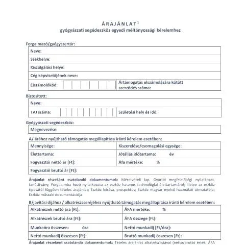 Document preview: Kézi kitöltésű ATS.135.K nyomtatvány a támogatási kérelmekhez — Egészség (CERFA n°ATS.135.K)