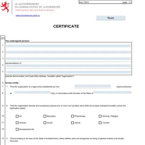 Aperçu du document Comprendre le certificat 720 E pour les dons transfrontaliers — Démarches administratives (CERFA n°720 E)