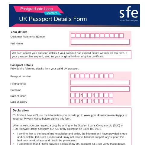 Document preview: Mastering Your Financial Support: UK Passport Details Explained — Education & training
