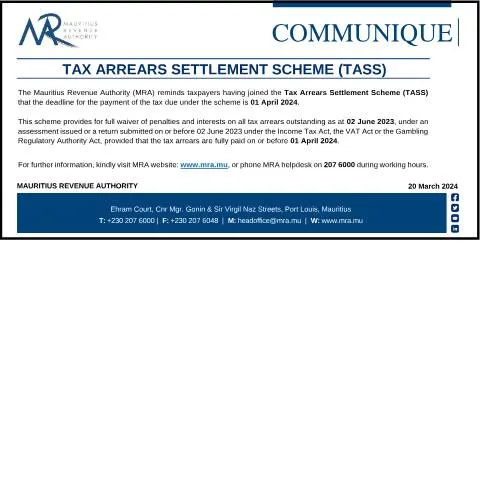 Document preview: Don't Miss the TASS Deadline: Settle Your Tax Arrears — Taxes (CERFA n°TASS200324)