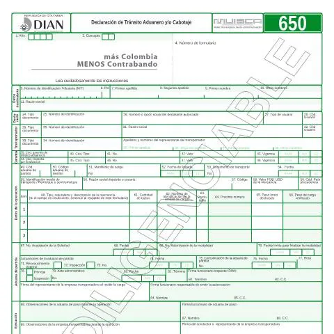 Vista previa del documento Importancia de la Declaración de Tránsito Aduanero y Cabotaje — Trámites administrativos (CERFA n°F650-2013)