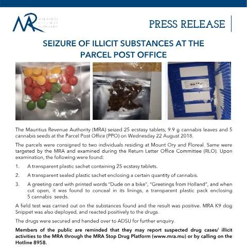 Document preview: Understanding the Seizure of Illicit Substances in Mauritius — Government & admin (PressIllicitSubstance)
