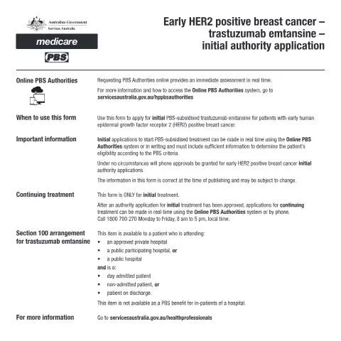 Document preview: Navigating the PB289 Application for Early HER2 Positive Breast Cancer — Health (CERFA n°PB289)