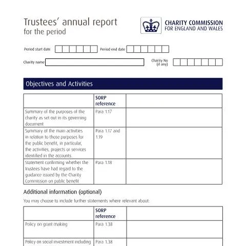Document preview: Understanding SORP FRS 102 Annual Reporting for UK Charities — Government & admin