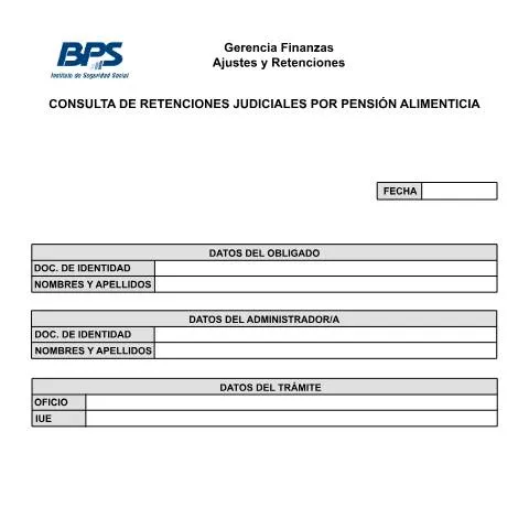Vista previa del documento Importancia de la Consulta de Retenciones Judiciales en Uruguay — Trámites administrativos