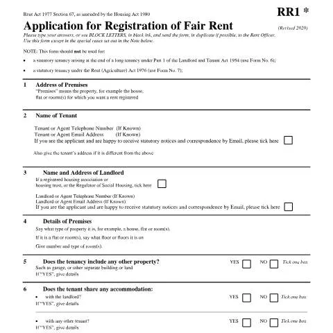 Document preview: How to Apply for Fair Rent Assessment: Your Complete UK Guide — Taxes