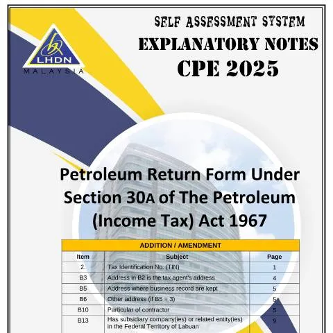 Document preview: Panduan Lengkap Nota Penjelasan CPE 2025 — Cukai & percukaian