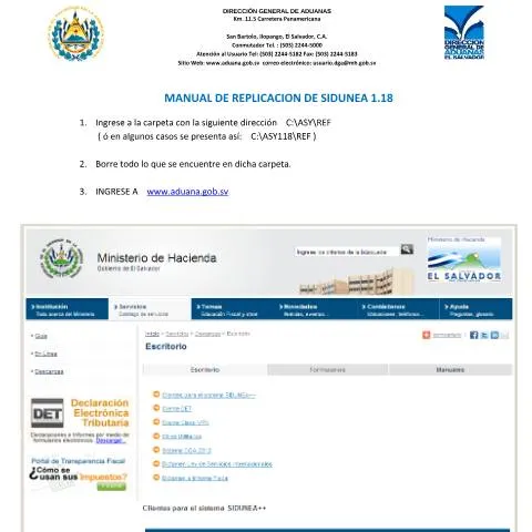 Vista previa del documento Guía Completa para la Replicación de Tablas Locales en SIDUNEA — Trámites administrativos (CERFA n°PMHDC8309)