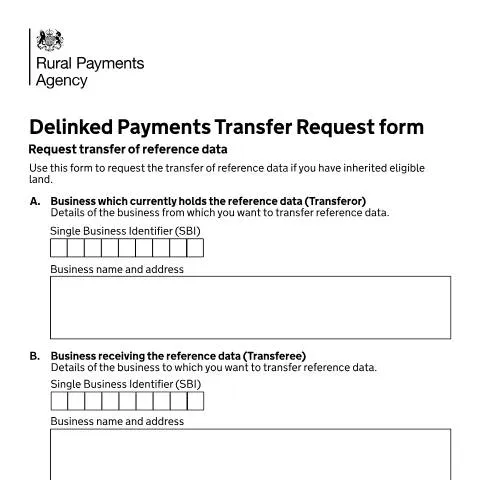 Document preview: Essential Guide to Delinked Payments Transfer Requests — Government & admin