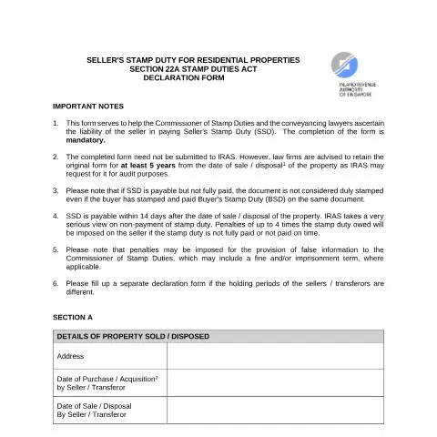 Document preview: Understanding the SSD Declaration Form for Residential Properties in — Taxes (CERFA n°DECLARATION-FORM-SSD-FOR-RESIDENTIAL-PROPERTIES)