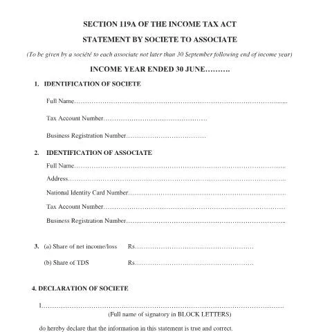Document preview: Essential Insights on Statement by Société to Associate — Government & admin (StatementSocieteAssociate110816)