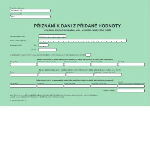 Document preview: Jak vyplnit Přiznání k dani OSS , Praktický průvodce — Daně a fiskální záležitosti (CERFA n°25 5569)