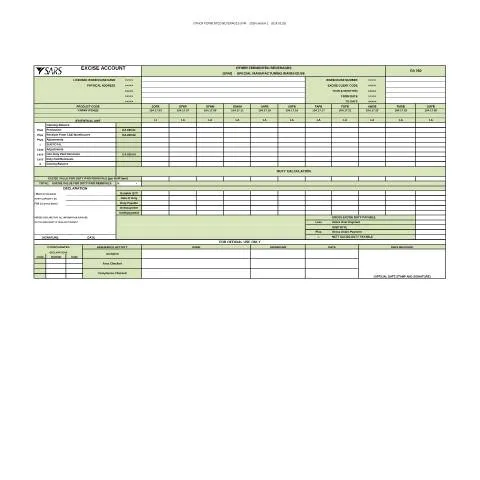 Document preview: Understanding the DA 260B3 Form for Beverage Manufacturers — Government & admin (CERFA n°DA 260B3)