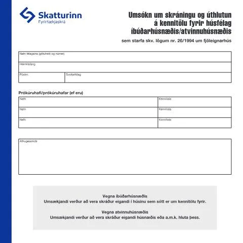Document preview: Hvernig á að skrá húsfélag á Íslandi? — Fyrirtæki & atvinnulíf (CERFA n°RSK 17.02)