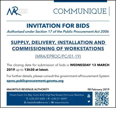 Document preview: The Impact of Procurement080219 on Public Services in Mauritius — Government & admin (Procurement080219)