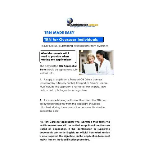 Document preview: Simplified TRN Application for Overseas Residents — Taxes (CERFA n°trn_made_easy_overseas_individuals)