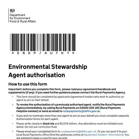 Document preview: Environmental Stewardship Agent Authorisation: Complete Guide — Government & admin