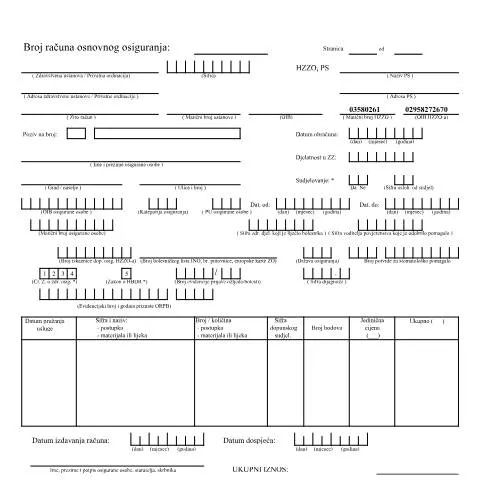 Document preview: Razumijevanje forme OsRnPZZ O s 06.06.2022 — Zdravlje (CERFA n°OsRnPZZ_O_s_06.06.2022)