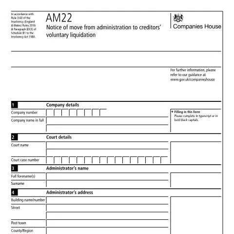 Document preview: Understanding the AM22 Document in CVL Transition — Business