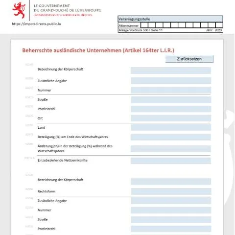 Aperçu du document Comprendre la déclaration des sociétés étrangères contrôlées au — Démarches administratives (CERFA n°sec-d)
