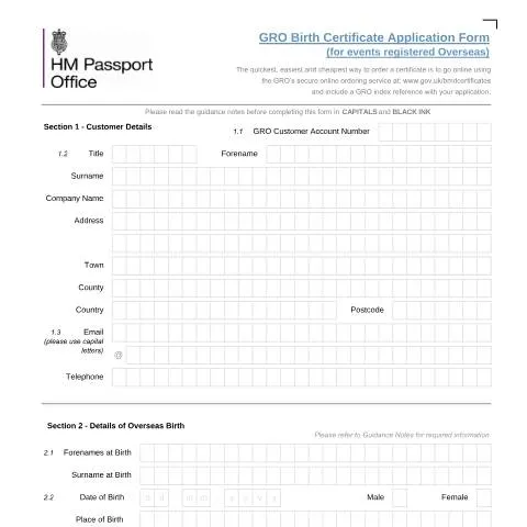 Document preview: How to Obtain Official UK Recognition for Foreign Birth Certificates — Civil status & identity