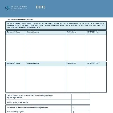 Document preview: Navigating Property Tax Obligations with the ddt3 Form — Property & real estate (CERFA n°ddt3)