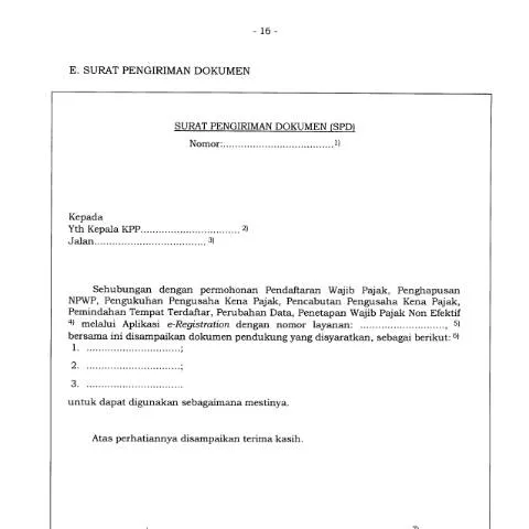 Document preview: Mengapa Surat Pengiriman Dokumen Penting dalam Administrasi Pajak? — Proses administrasi (CERFA n°ID-DJP-surat-pengiriman-dokumen)
