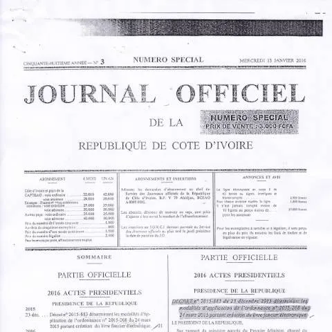 Aperçu du document Portée et application du décret n°2015-883 en Côte d'Ivoire — Immobilier & foncier