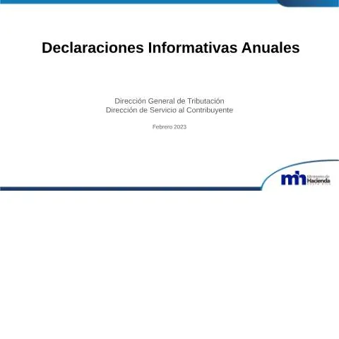 Vista previa del documento Guía para la Presentación de Declaraciones Informativas Anuales D-151 — Impuestos (CERFA n°PresentacionDeclaracionesInformativasAnualesD-151_D-152_D-158)