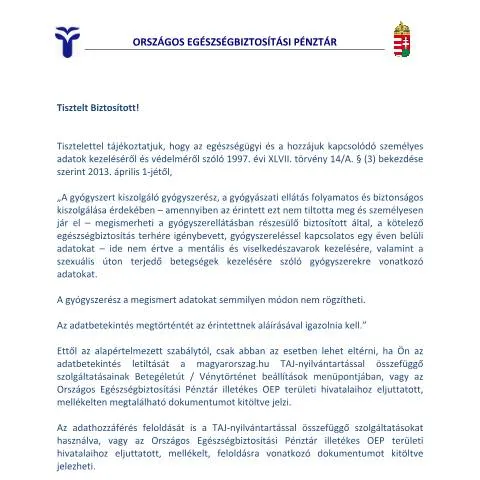 Document preview: Útmutató az egészségügyi adatokhoz való hozzáféréshez a NEAK — Egészség (CERFA n°AV.66.U)